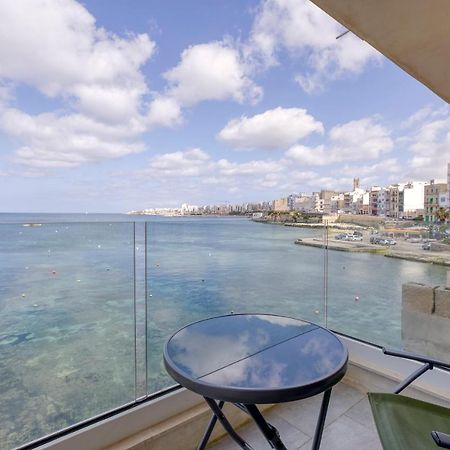 Seafront, Studio Home With Private Seaview Terrace By 360 Estates St. Paul's Bay Exteriér fotografie